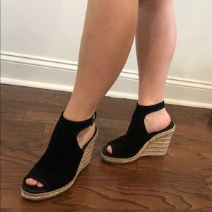 Prada wedged heel shoes